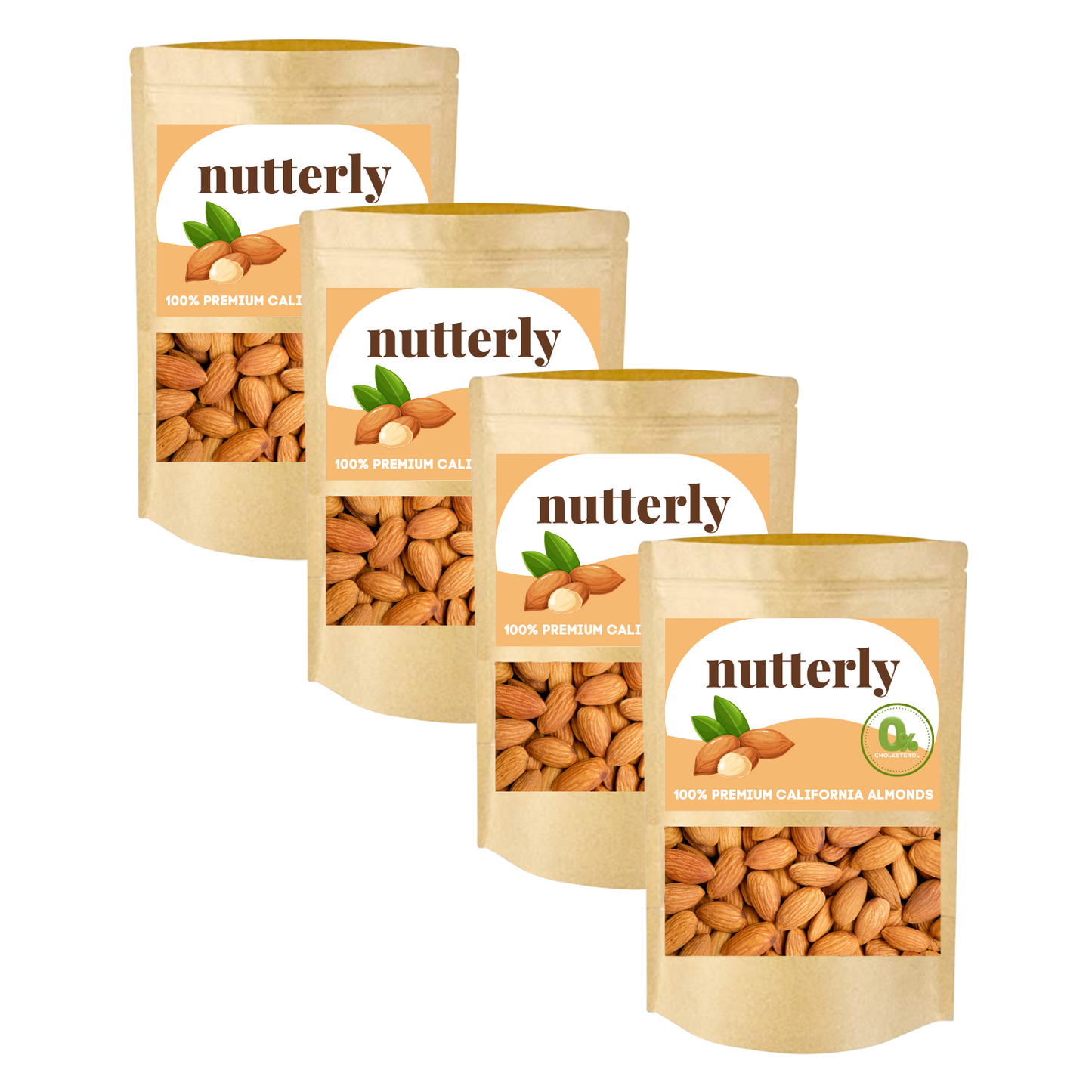 Nutterly - Premium California Almonds (Badam)