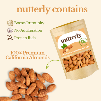 Nutterly - Premium California Almonds (Badam)