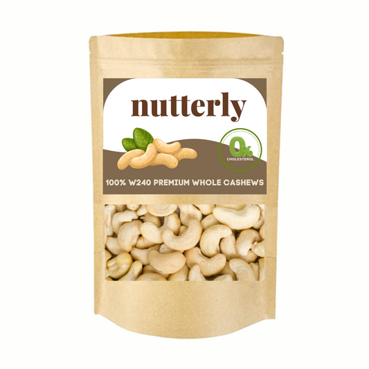 Nutterly - Premium W240 Grade Cashews (Kaju)