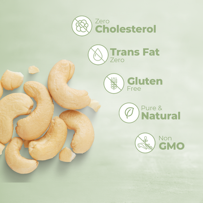 Nutterly - Premium W240 Grade Cashews (Kaju)