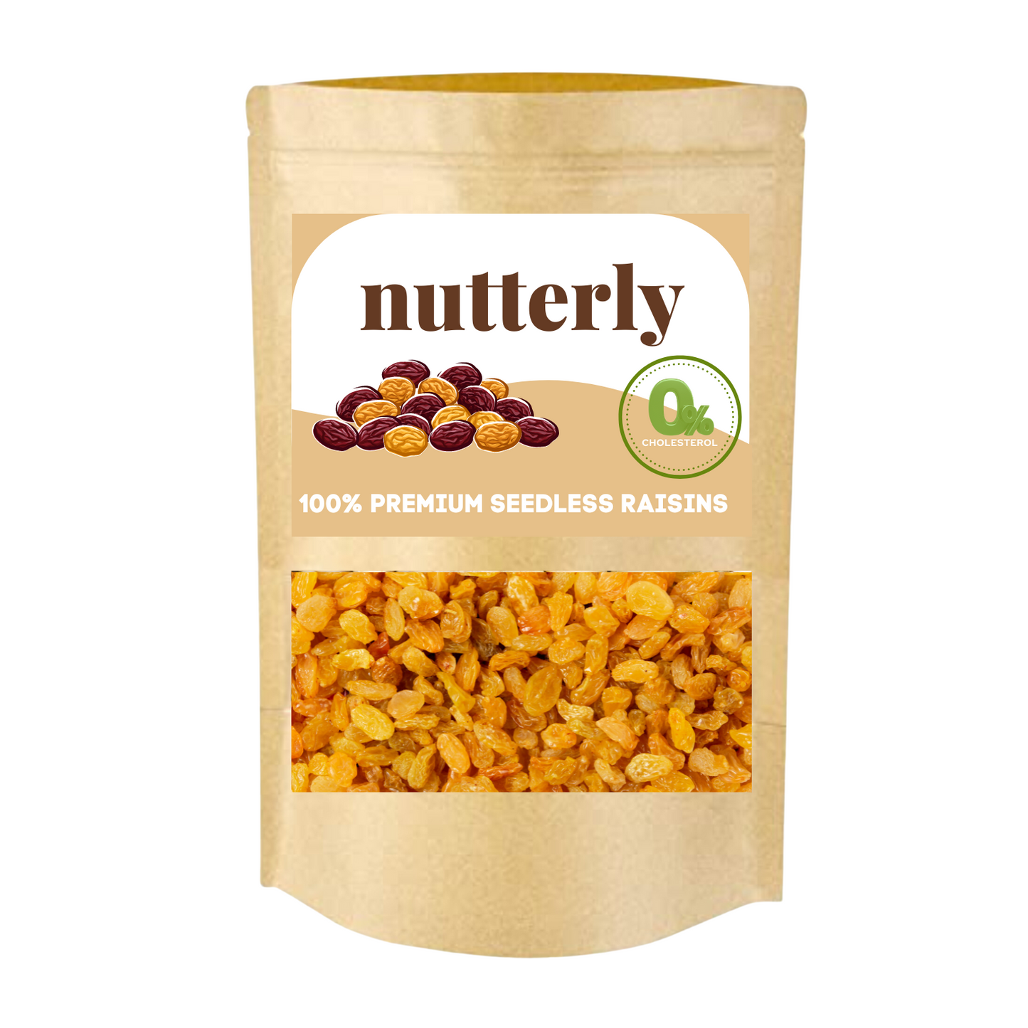 Nutterly - Premium Seedless Raisins (Kishmish)